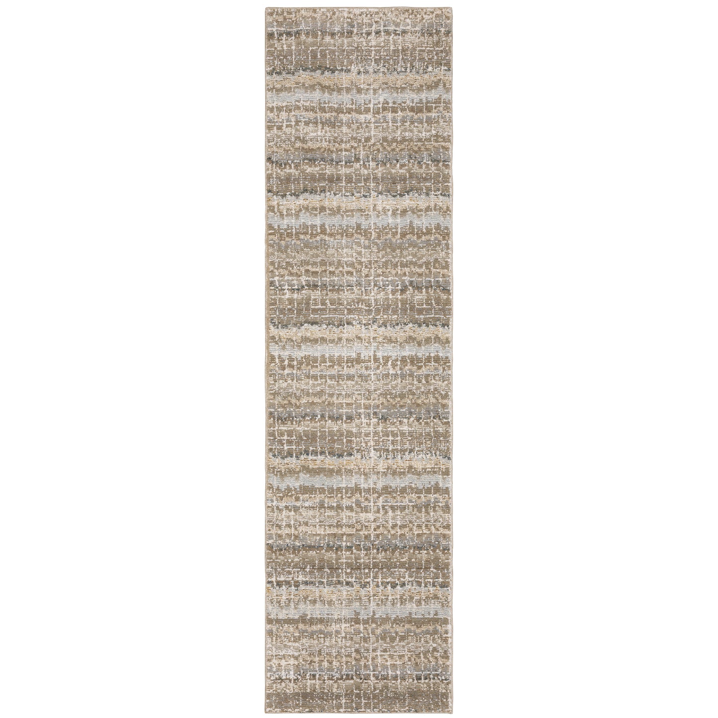 Atlas Ivory Grey Modern & Contemporary Abstract Indoor Rug