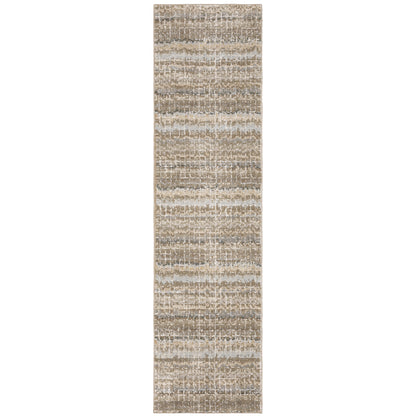 Atlas Ivory Grey Modern & Contemporary Abstract Indoor Rug