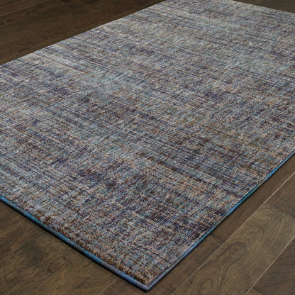 Atlas Purple Grey Transitional Solid Indoor Rug