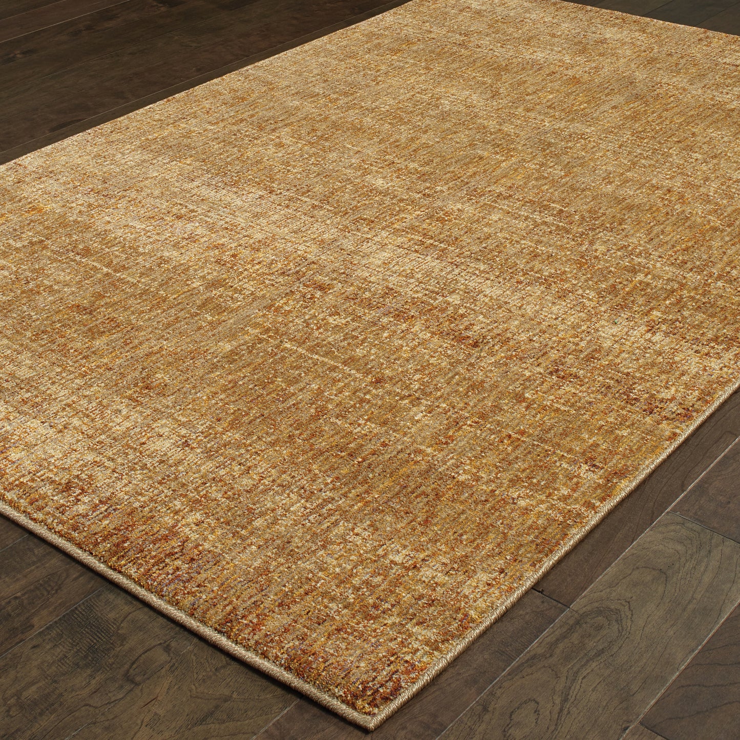 Atlas Gold Multi Transitional Solid Indoor Rug