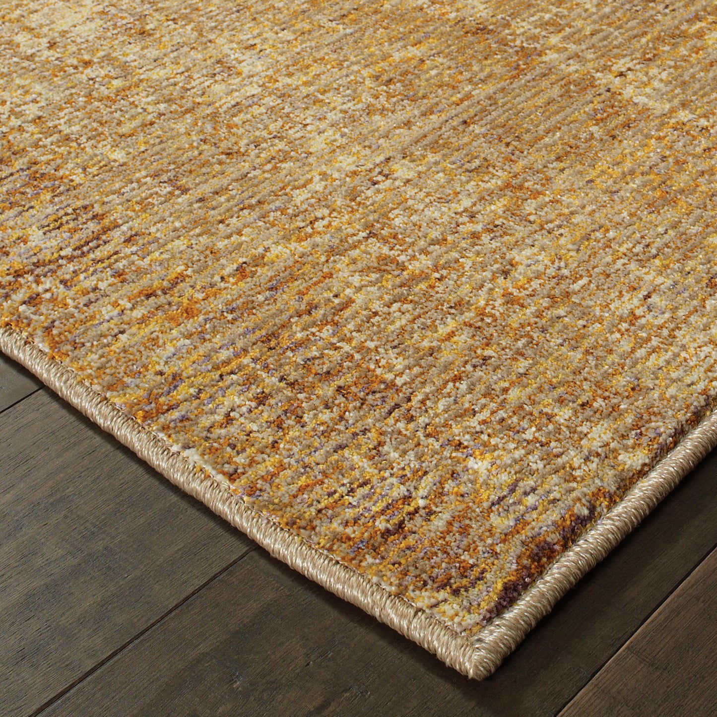 Atlas Gold Multi Transitional Solid Indoor Rug