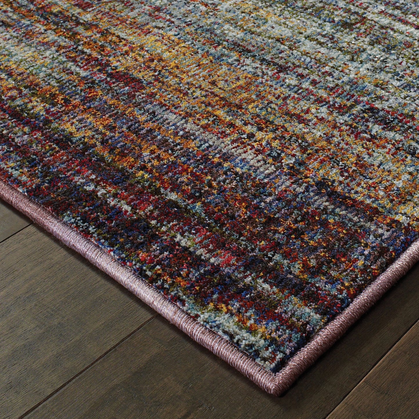 Atlas Multi-colored  Transitional Abstract Indoor Rug