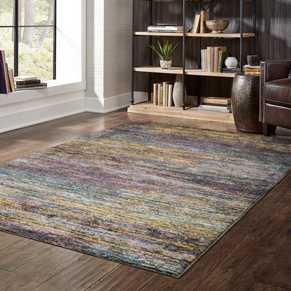 Atlas Multi-colored  Transitional Abstract Indoor Rug