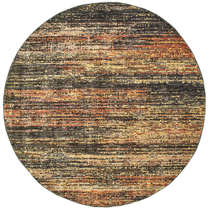 Atlas Gold Charcoal Transitional Abstract Indoor Rug