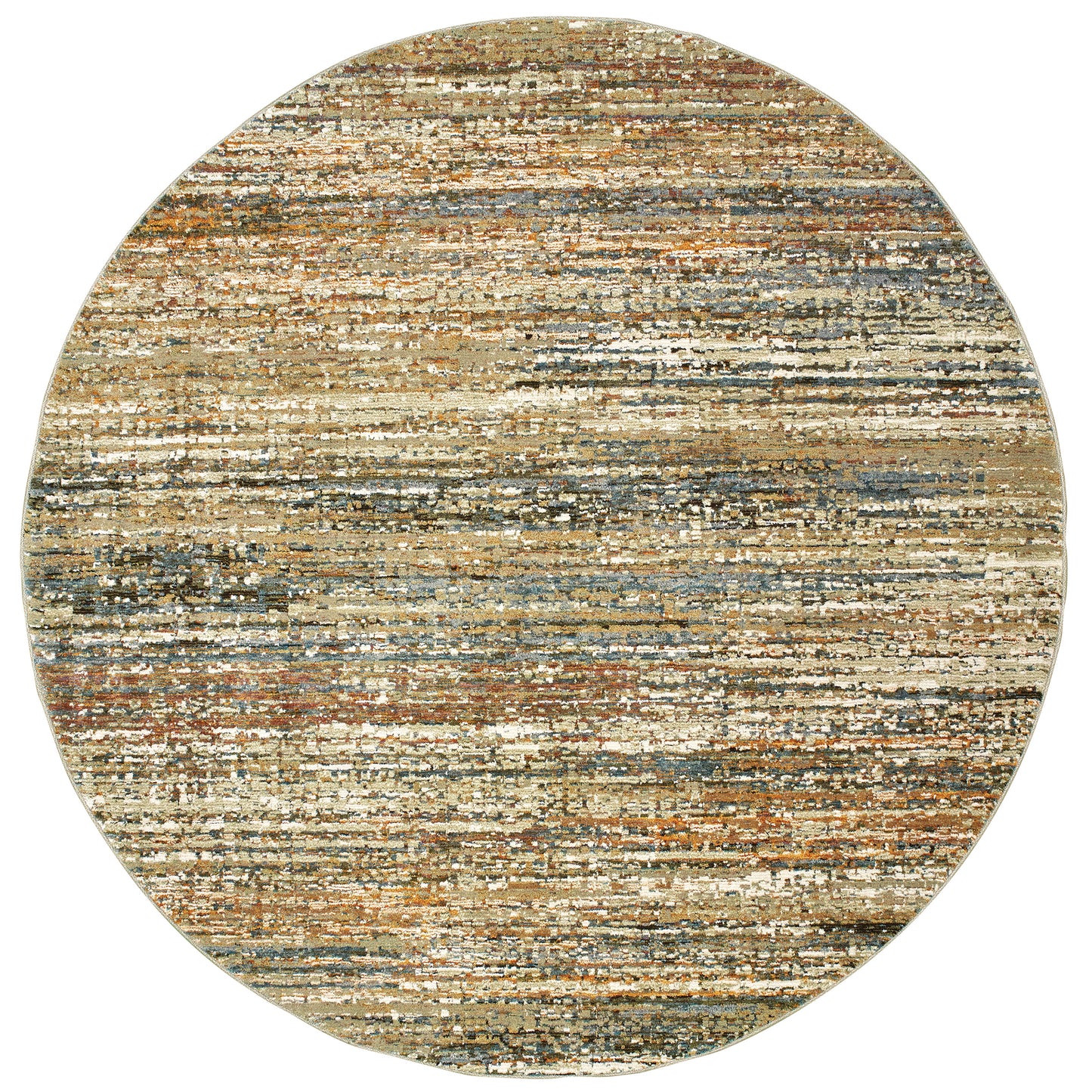 Atlas Gold Green Transitional Abstract Indoor Rug