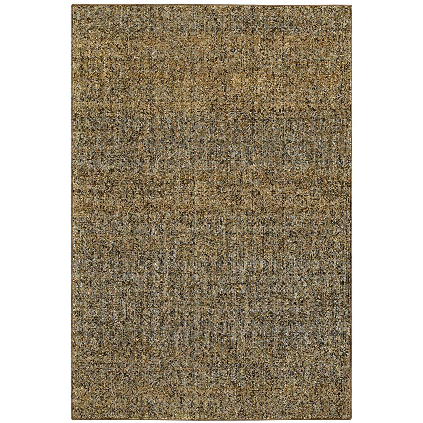 Atlas Green Gold Transitional Geometric Indoor Rug