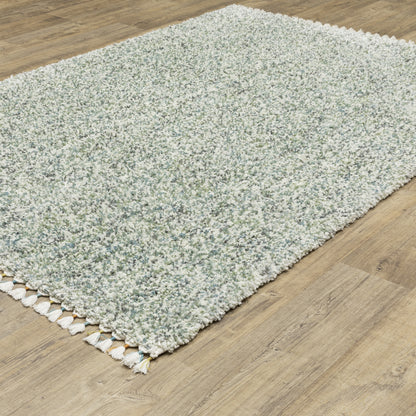 Axis Blue Ivory Modern & Contemporary No Pattern Not Solid Indoor Rug