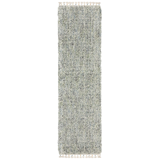 Axis Blue Ivory Modern & Contemporary No Pattern Not Solid Indoor Rug