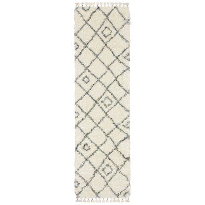 Axis Ivory Multi-colored Global Diamond Indoor Rug