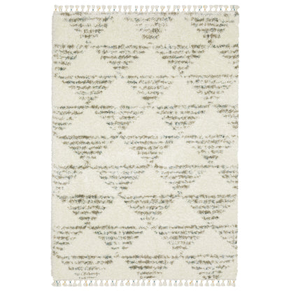 Axis Ivory Multi-colored Transitional Geometric Indoor Rug