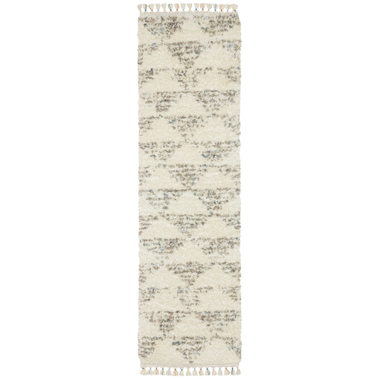 Axis Ivory Multi-colored Transitional Geometric Indoor Rug