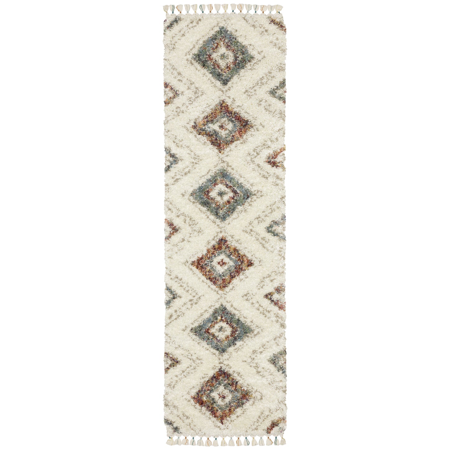 Axis Ivory Multi-colored Tribal Southwest/Lodge Indoor Rug