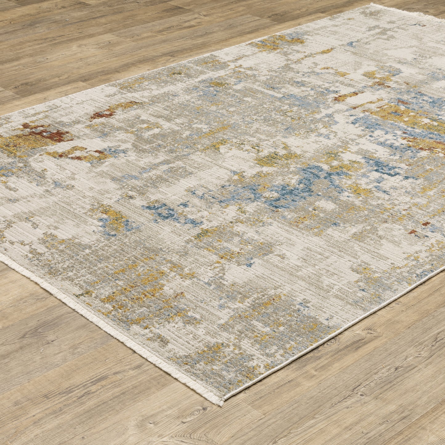 Bauer Beige Multi Modern & Contemporary Abstract Indoor Rug