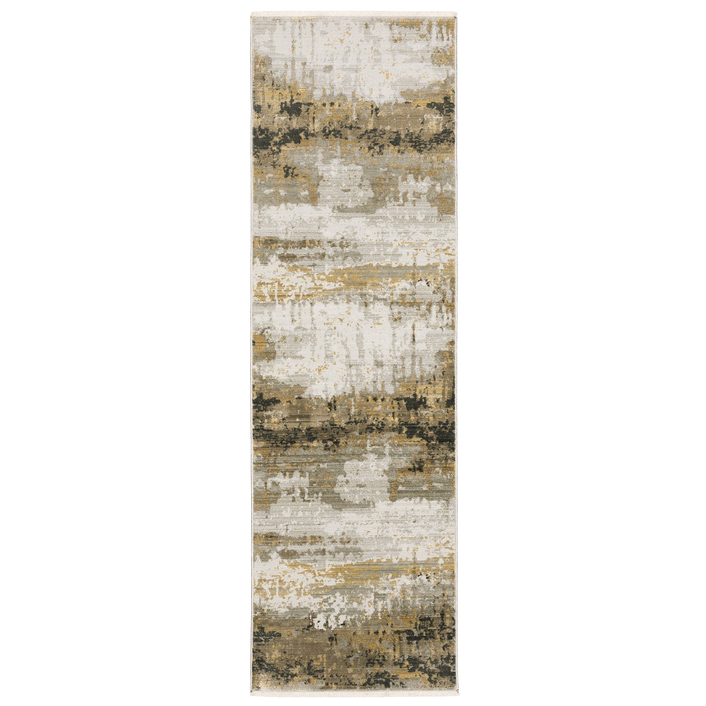 Bauer Gold Black Modern & Contemporary Abstract Indoor Rug