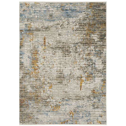 Bauer Beige Multi Modern & Contemporary Abstract Indoor Rug