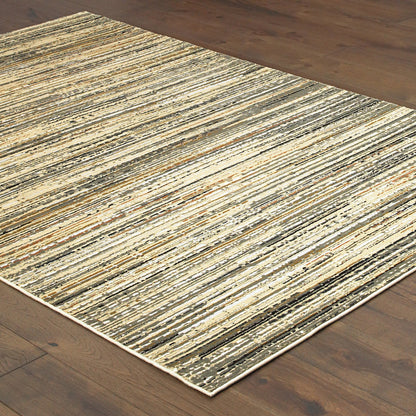 Bowen Ivory Gold Modern & Contemporary Abstract Indoor Rug