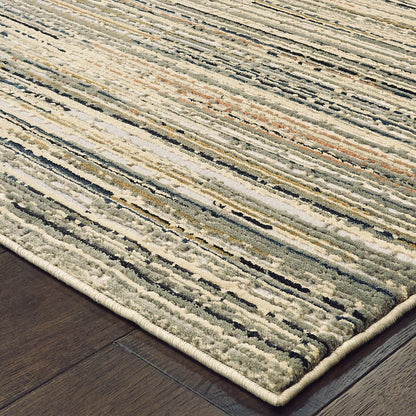 Bowen Ivory Gold Modern & Contemporary Abstract Indoor Rug