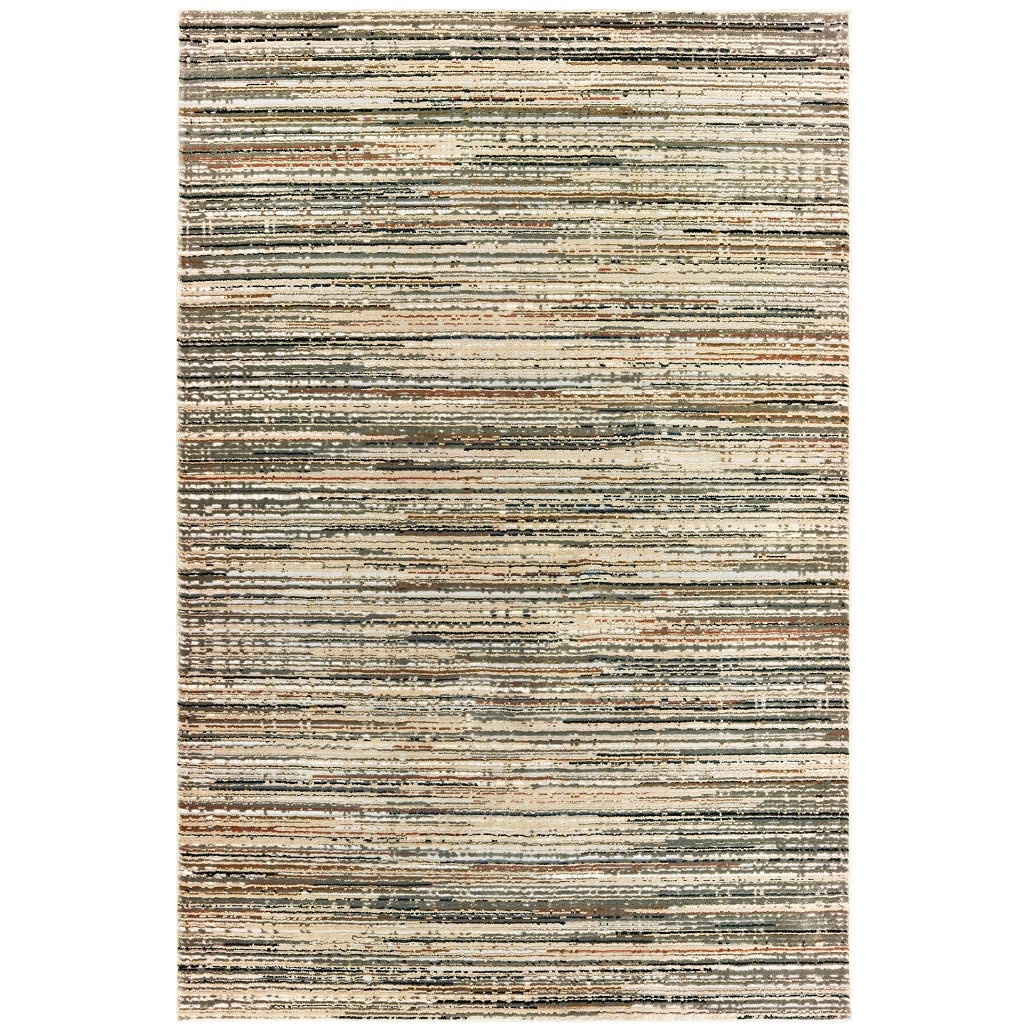 Bowen Ivory Gold Modern & Contemporary Abstract Indoor Rug