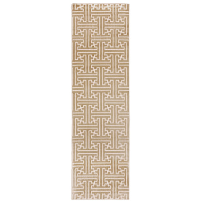 Bowen Gold Ivory Modern & Contemporary Geometric Indoor Rug