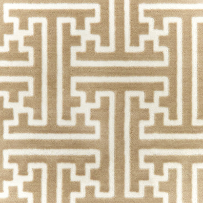 Bowen Gold Ivory Modern & Contemporary Geometric Indoor Rug