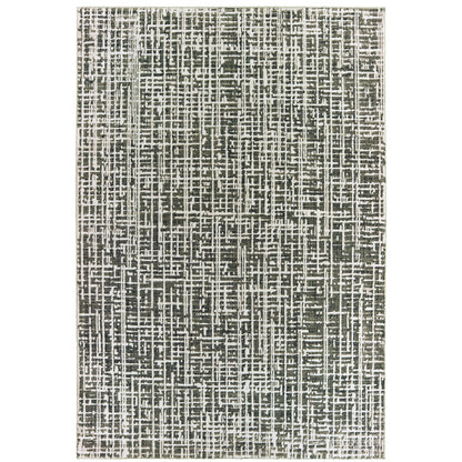 Bowen Grey Ivory Modern & Contemporary Abstract Indoor Rug