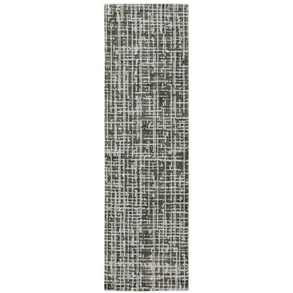 Bowen Grey Ivory Modern & Contemporary Abstract Indoor Rug