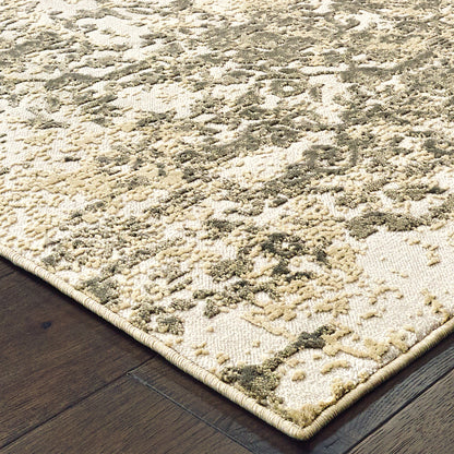 Bowen Grey Gold Modern & Contemporary Abstract Indoor Rug