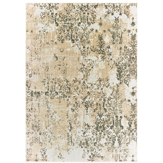 Bowen Grey Gold Modern & Contemporary Abstract Indoor Rug