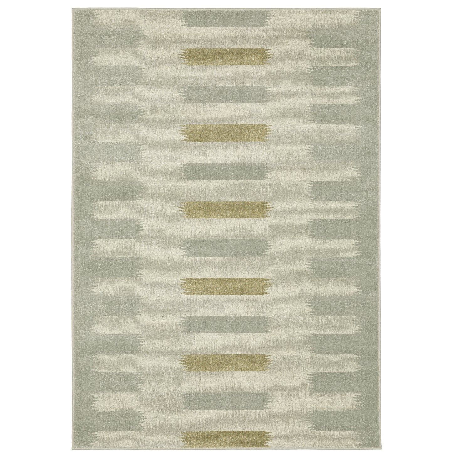 Branson Beige Grey Modern & Contemporary Striped Indoor Rug