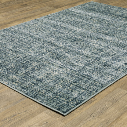 Branson Blue Grey Modern & Contemporary Striped Indoor Rug