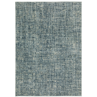 Branson Blue Grey Modern & Contemporary Striped Indoor Rug