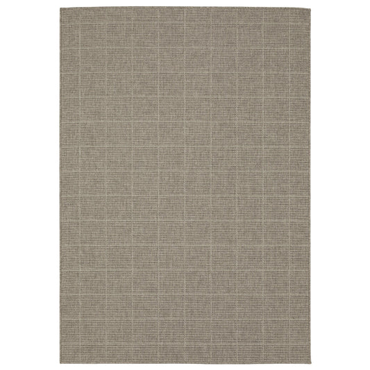 Caicos Grey Light Grey Casual Geometric Ulimate Performance - Indoor/Outdoor Rug