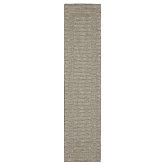 Caicos Grey Light Grey Casual Border Ulimate Performance - Indoor/Outdoor Rug