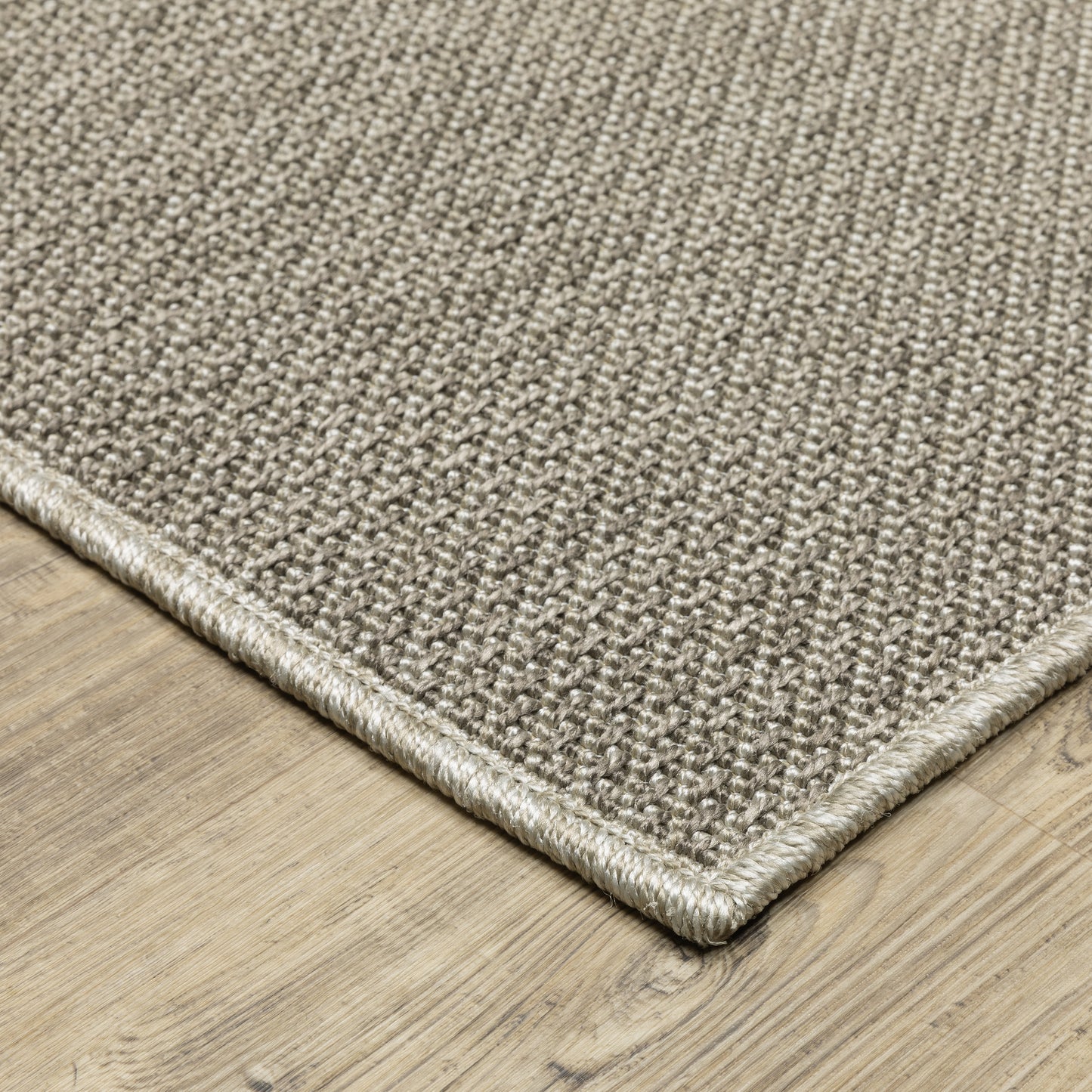 Caicos Grey Light Grey Casual Solid Ulimate Performance - Indoor/Outdoor Rug