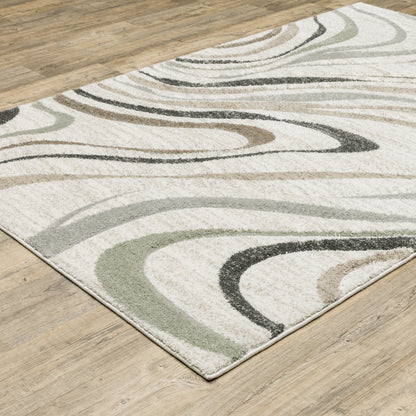 Cambria Beige Multi Modern & Contemporary Abstract Indoor Rug