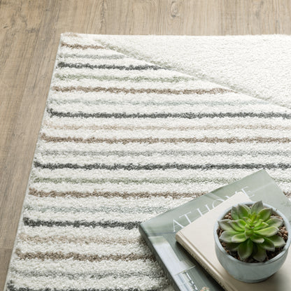 Cambria Beige Multi Scandinavian Geometric Indoor Rug