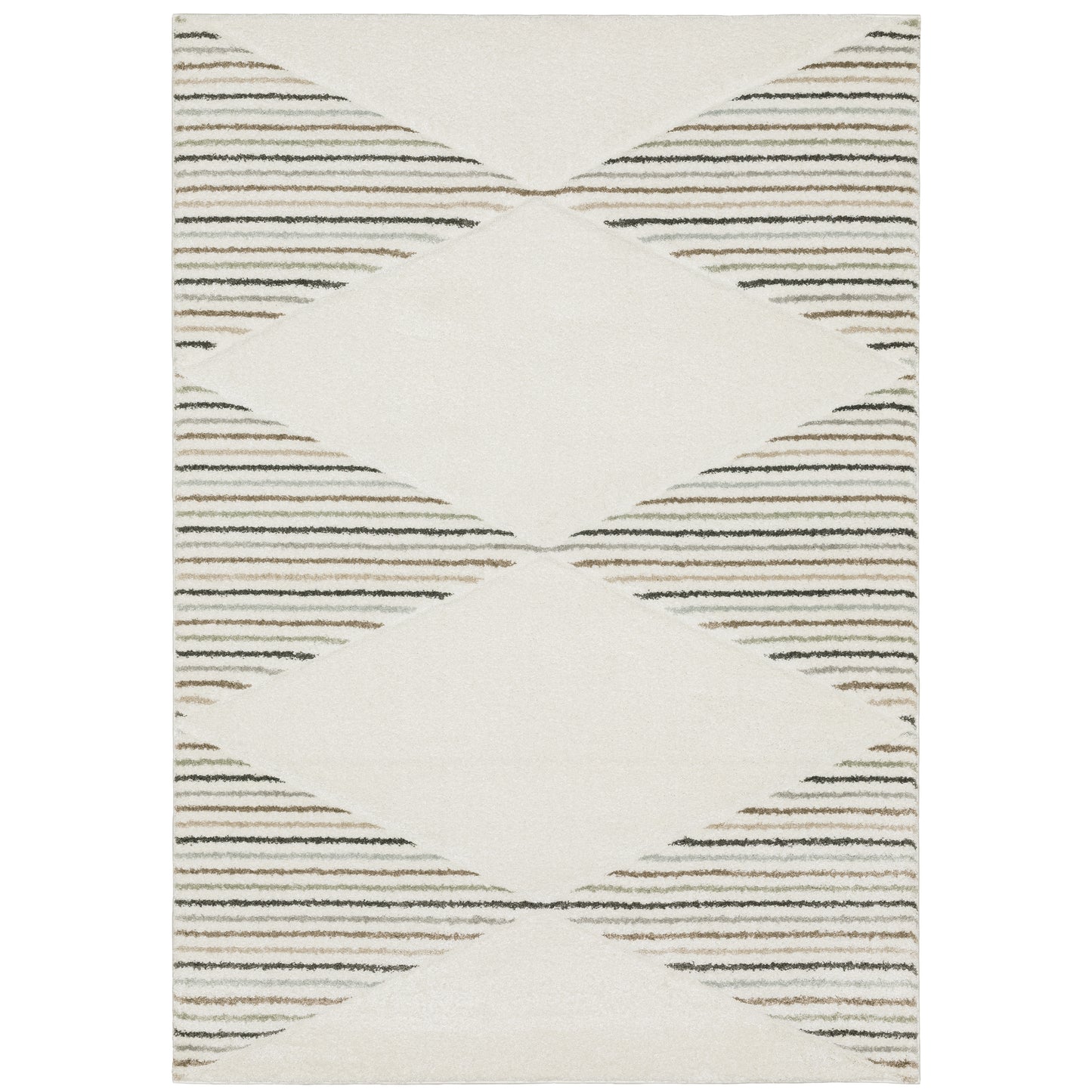 Cambria Beige Multi Scandinavian Geometric Indoor Rug