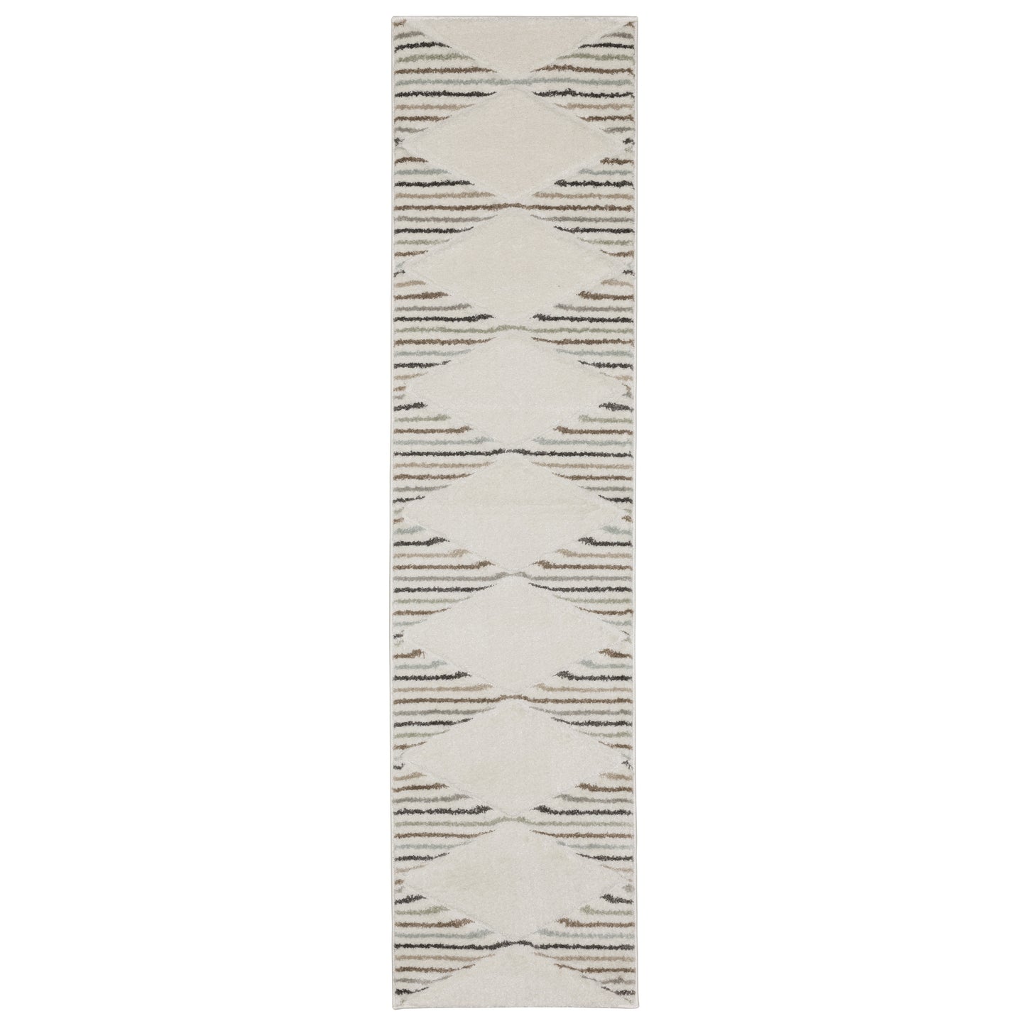 Cambria Beige Multi Scandinavian Geometric Indoor Rug