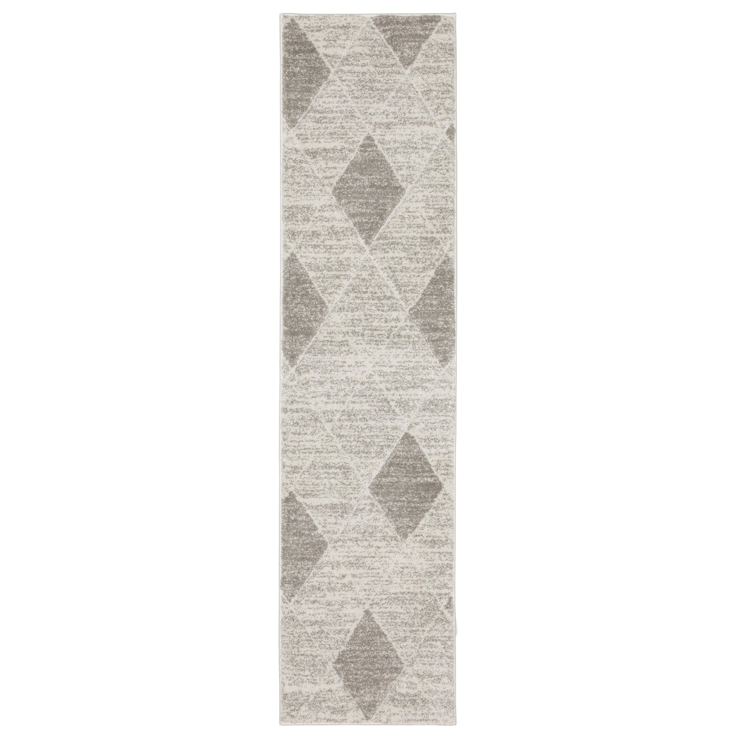 Cambria Grey Ivory Modern & Contemporary Geometric Indoor Rug