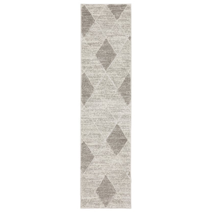 Cambria Grey Ivory Modern & Contemporary Geometric Indoor Rug