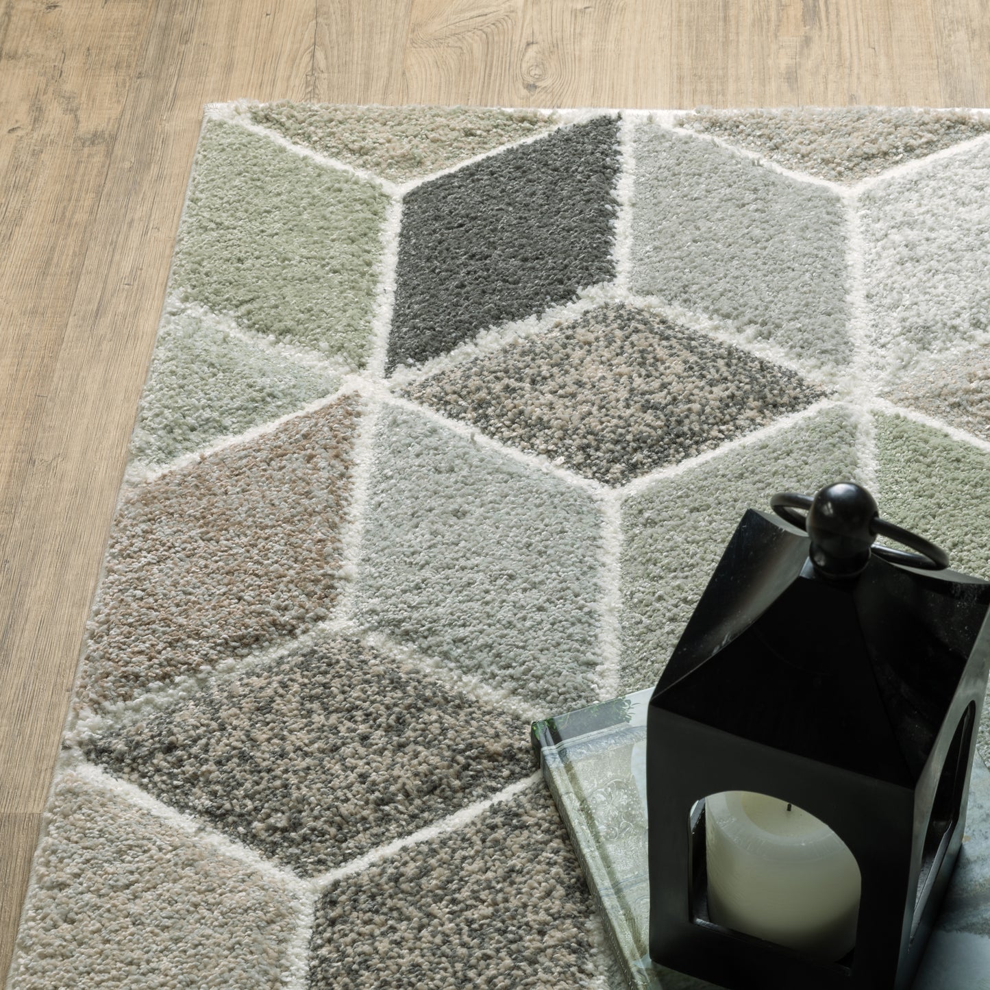 Cambria Beige Multi Modern & Contemporary Geometric Indoor Rug