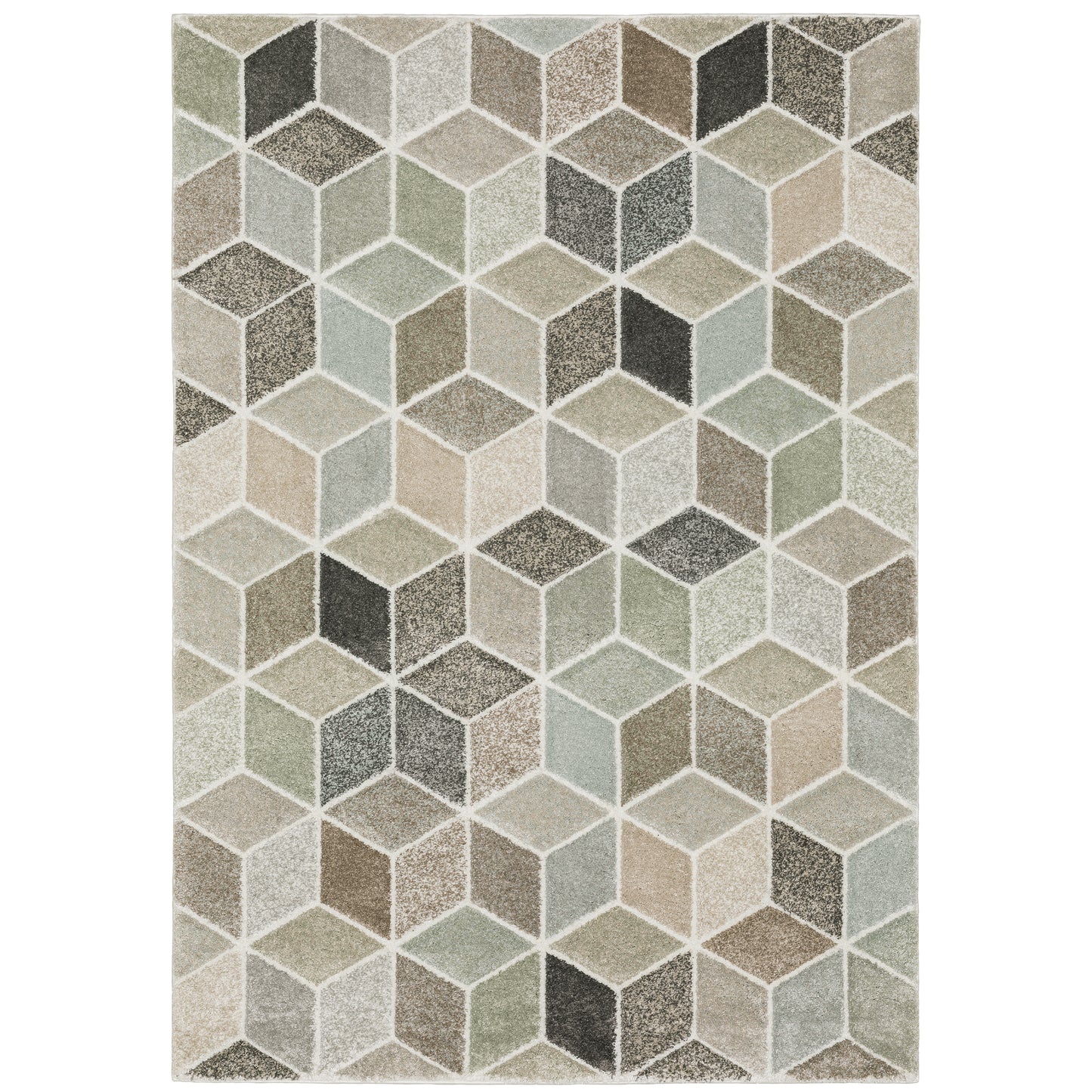 Cambria Beige Multi Modern & Contemporary Geometric Indoor Rug