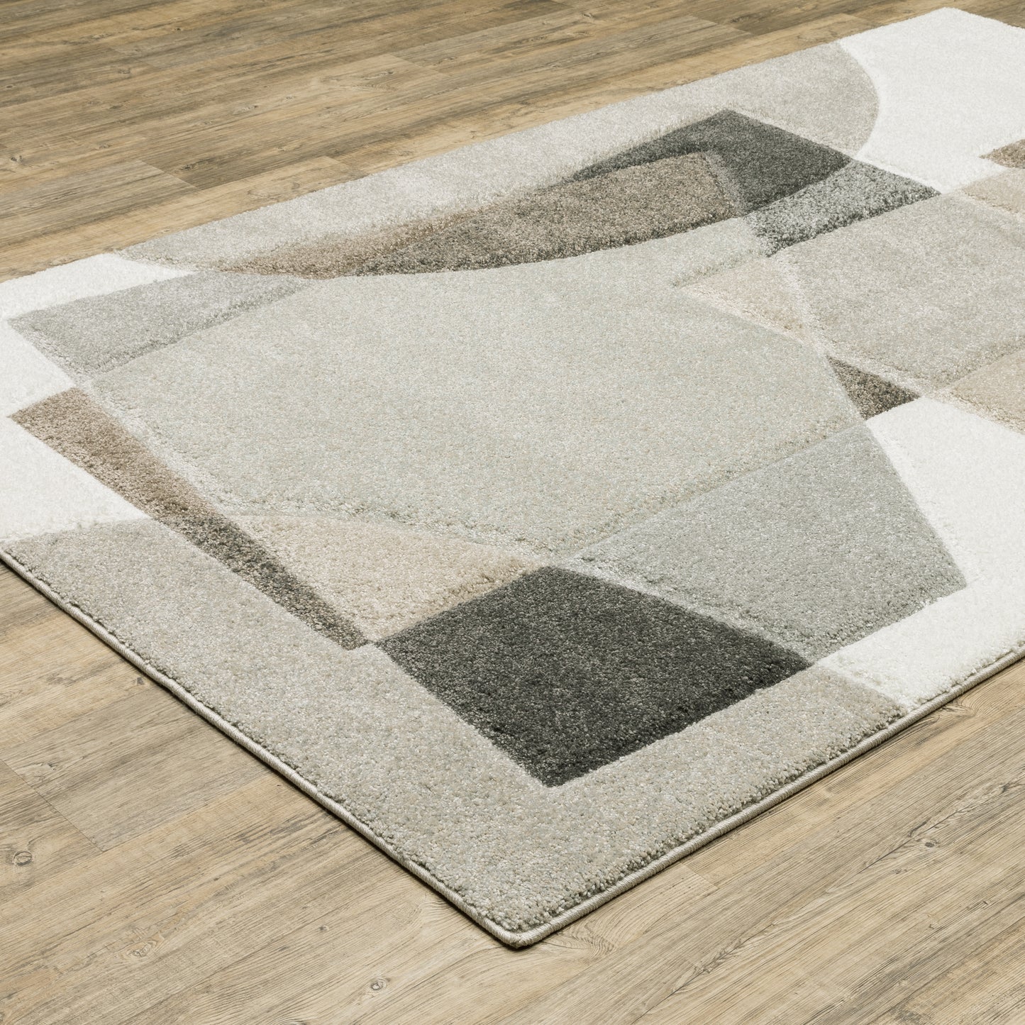 Cambria Beige Multi Modern & Contemporary Geometric Indoor Rug