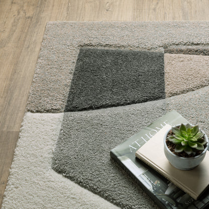 Cambria Beige Multi Modern & Contemporary Geometric Indoor Rug