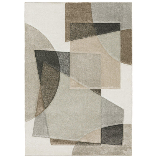 Cambria Beige Multi Modern & Contemporary Geometric Indoor Rug