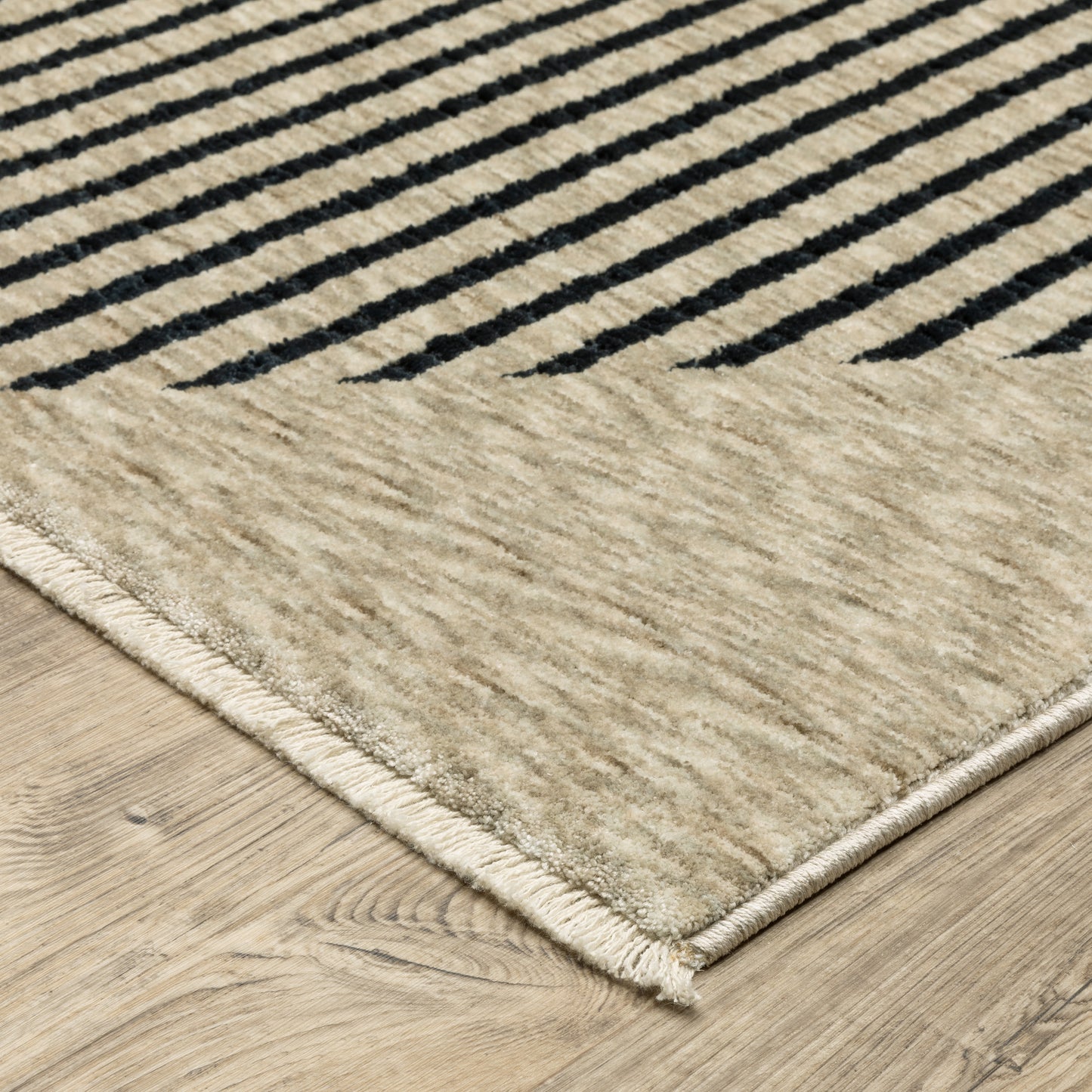 Capella Beige Navy Modern & Contemporary Geometric Indoor Rug