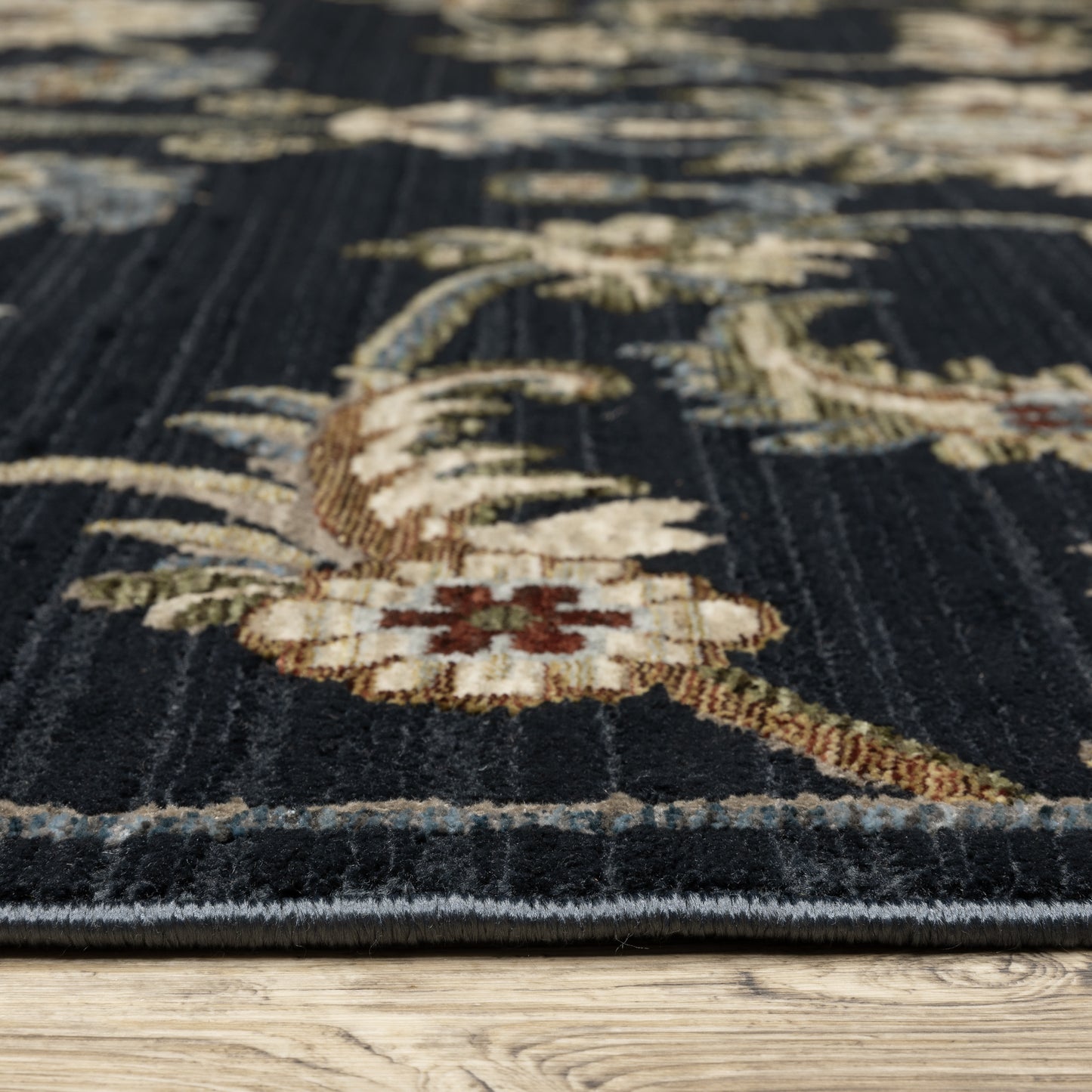 Capella Blue Multi Traditional Oriental Indoor Rug