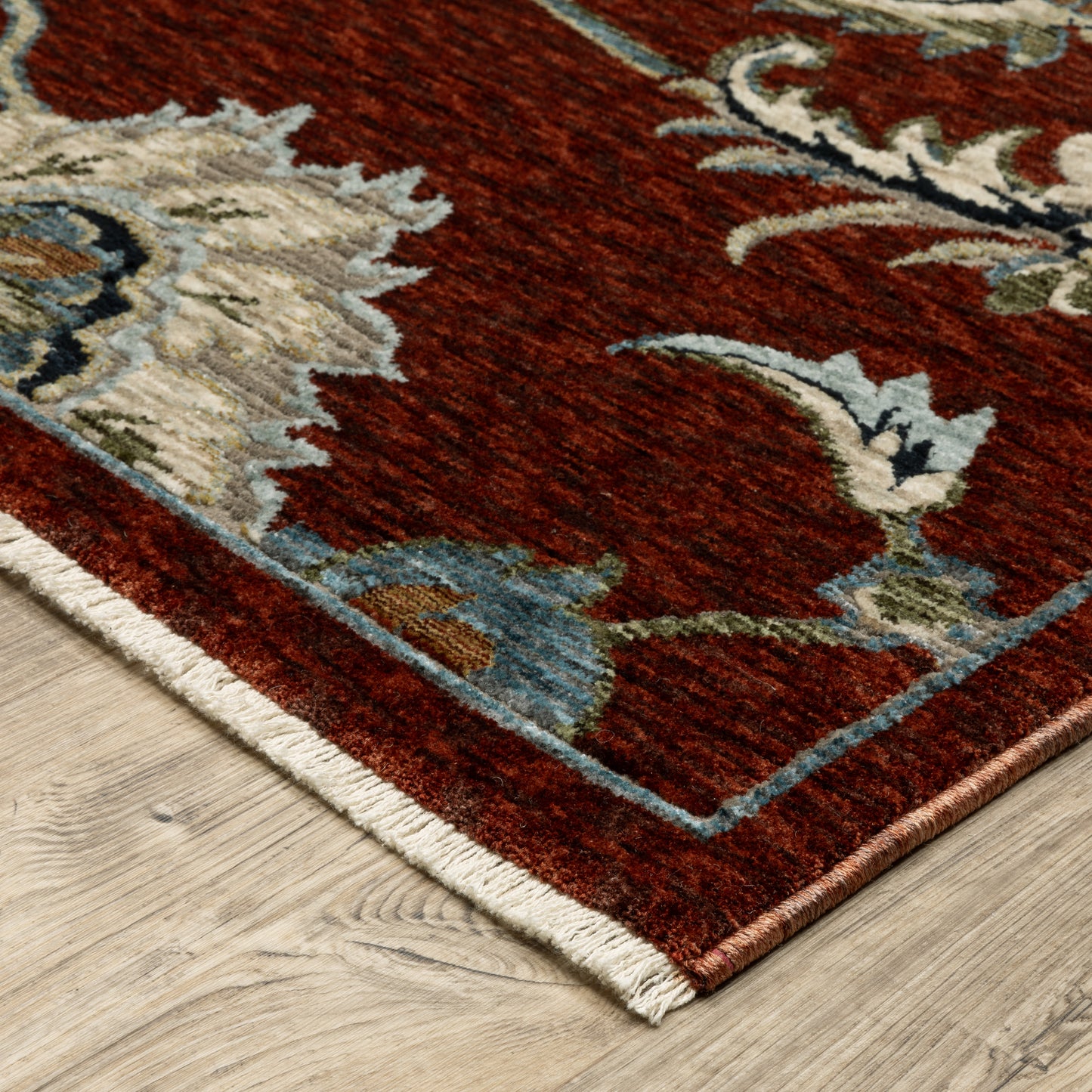 Capella Red Multi Traditional Oriental Indoor Rug