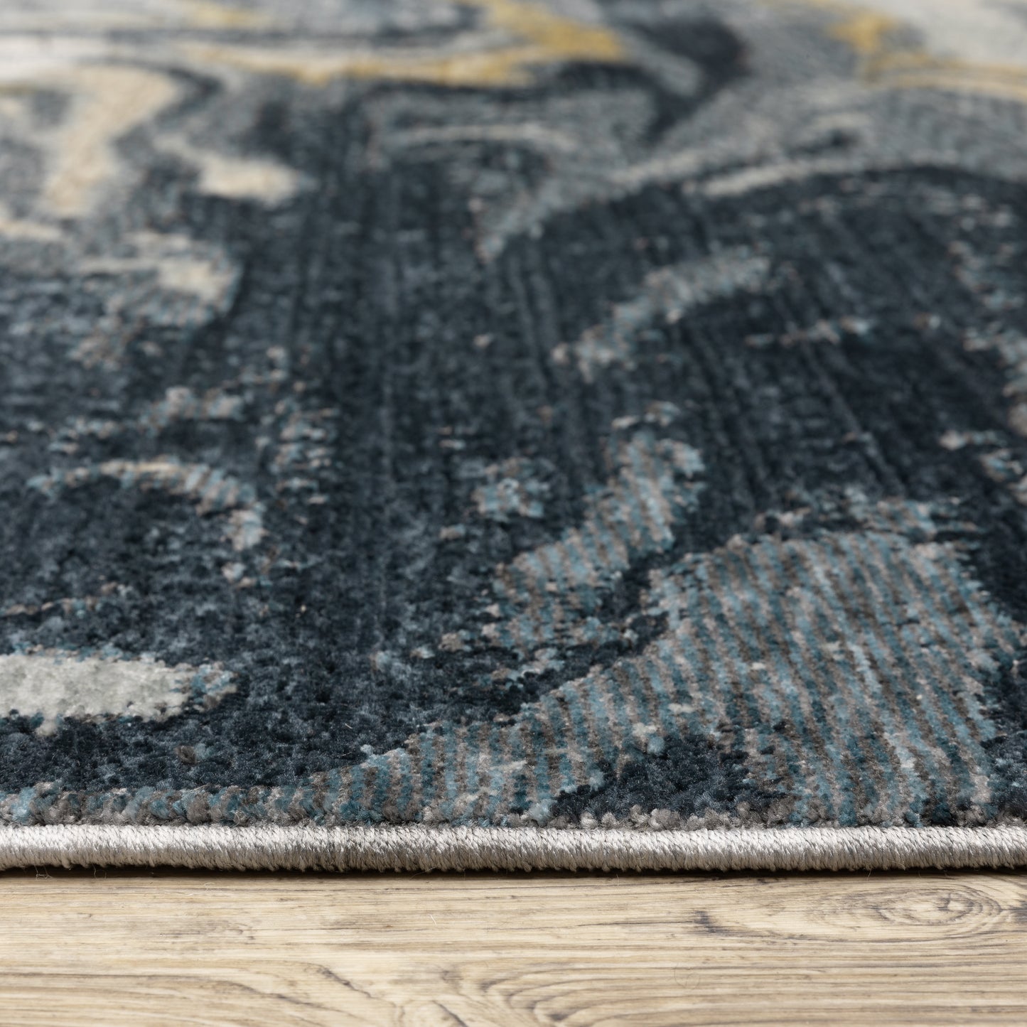 Capella Blue Blue Modern & Contemporary Abstract Indoor Rug