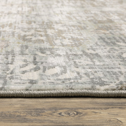 Capistrano Ivory Grey Global Floral Indoor Rug